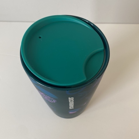 STARBUCKS Peacock Rising Floral Ceramic Double Wall Tumbler - Picture 2 of 9